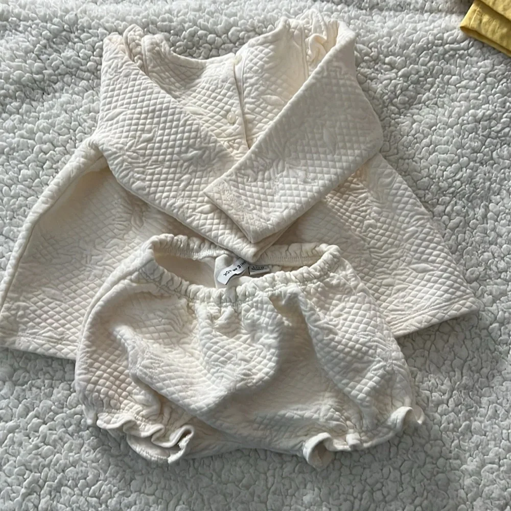 Janie and Jack Baby Quilted Matching Set - Picture 3 of 5